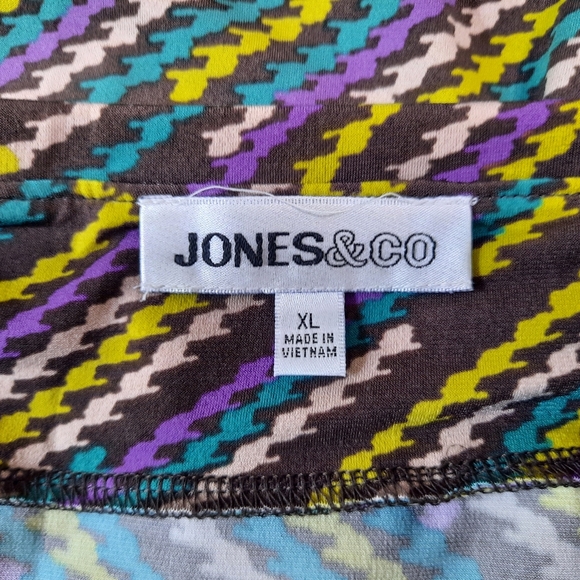 Vintage Jones & Co. Print Skirt - Picture 5 of 6